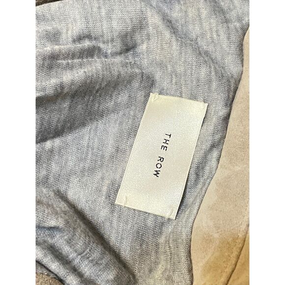 The Row Roan Sude Calfskin Leather Beige Bomber Jacket | Kylie Jenner - Picture 6 of 7